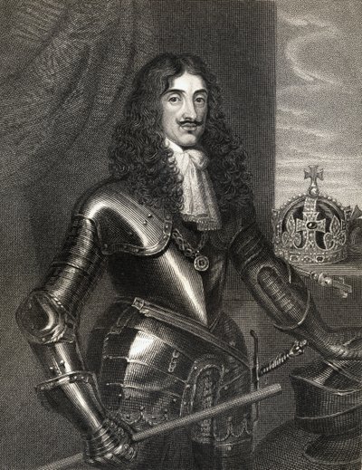 Portrait of King Charles II from 